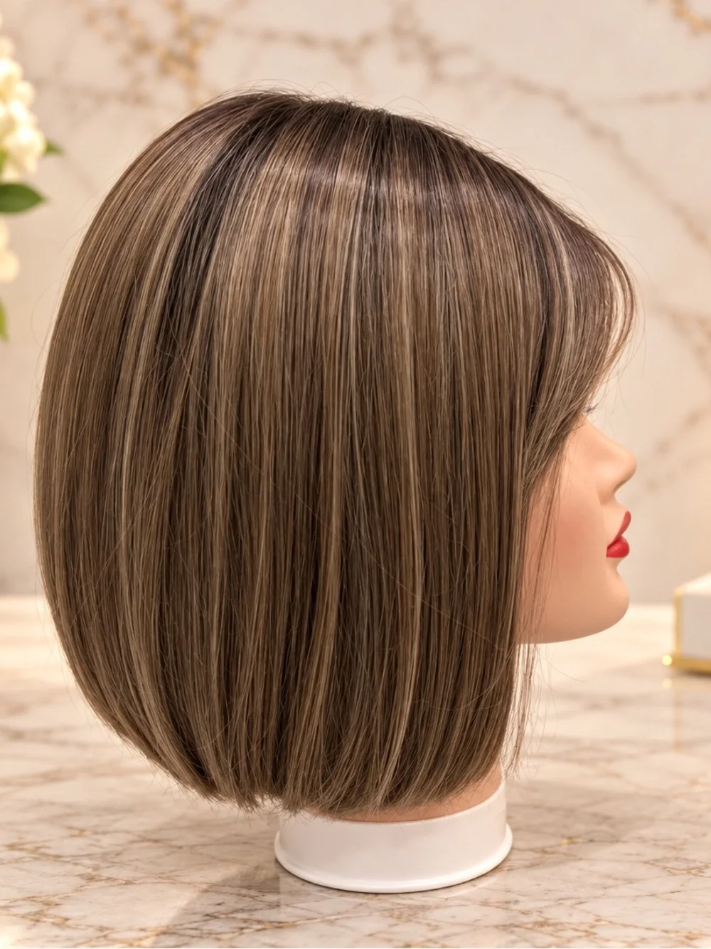 Ombre Ash Blonde Sensationnel Synthetic Cloud 9 Swiss Lace Short Wig